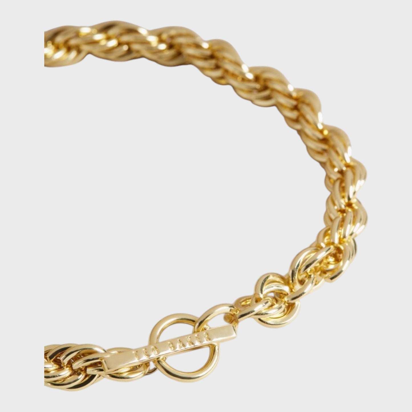 Ted Baker Gold Tone Heavy Chain Rope Necklace