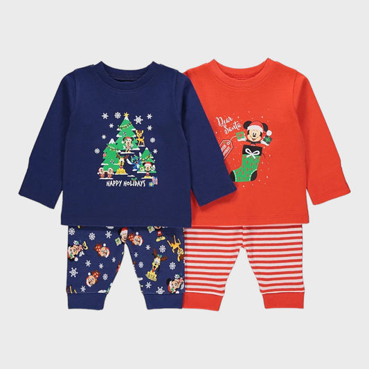 Disney Christmas Pyjamas 2 pack