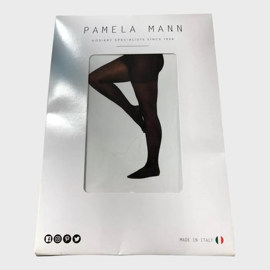 Black Pamela Mann Luxury Glitter Dot Tights