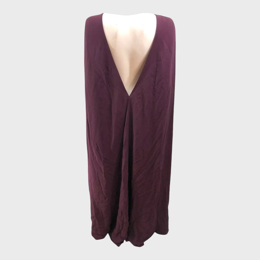 Reiss Burgundy Cape