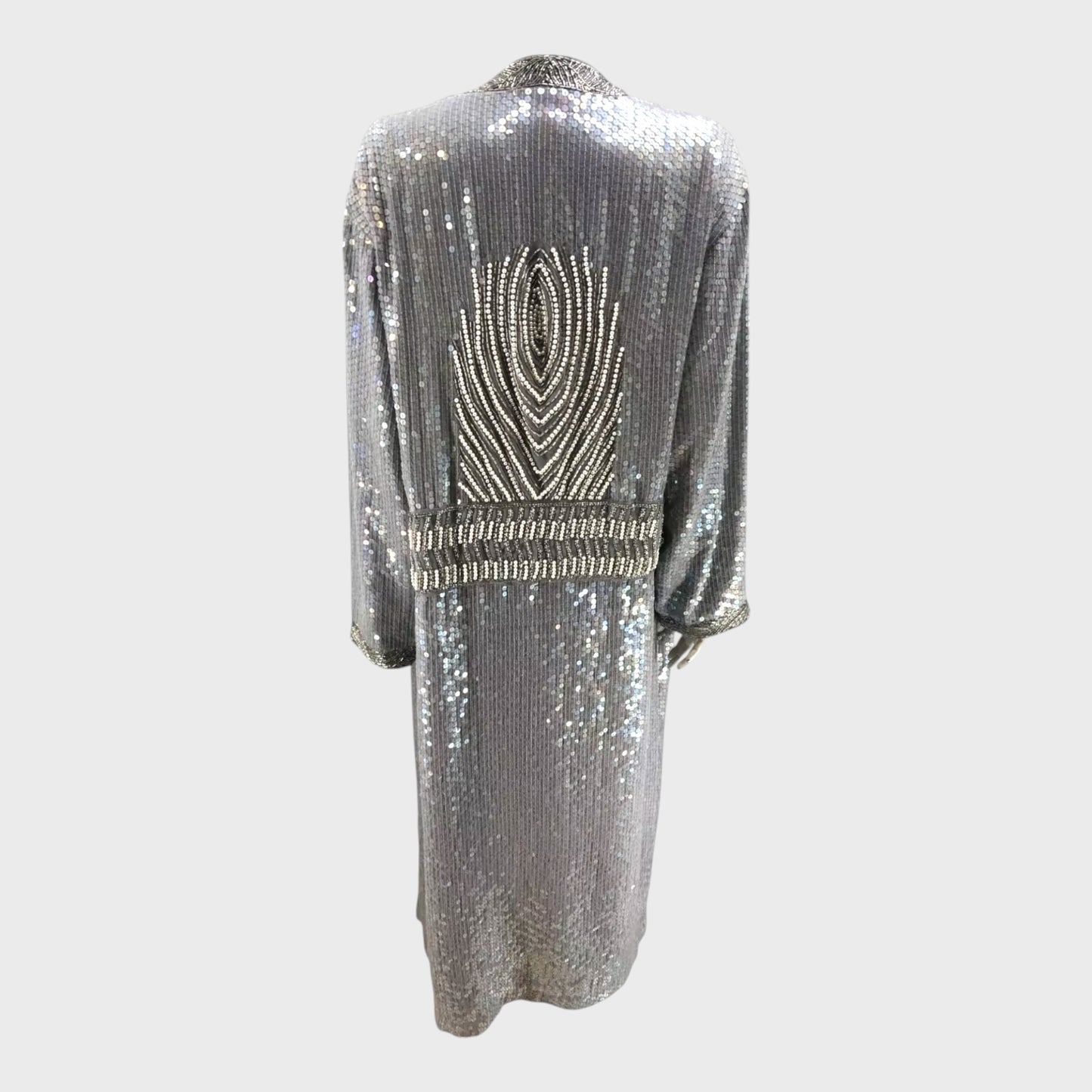 Branded Grey Sequin Duster