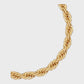 Ted Baker Gold Tone Heavy Chain Rope Necklace